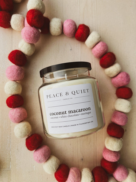 Coconut Macaroon soy candle