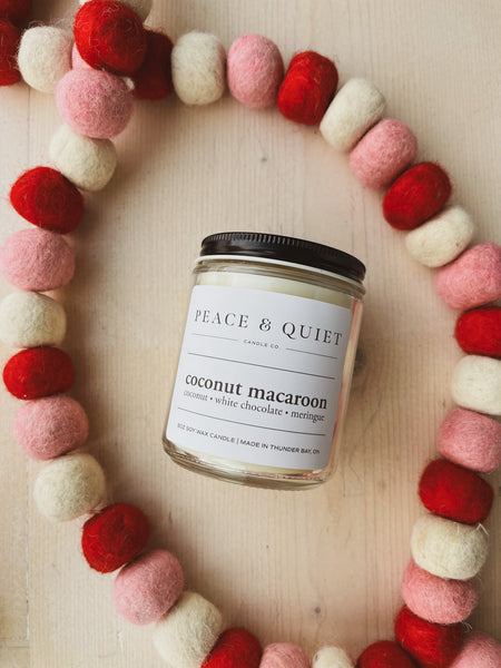 Coconut Macaroon soy candle