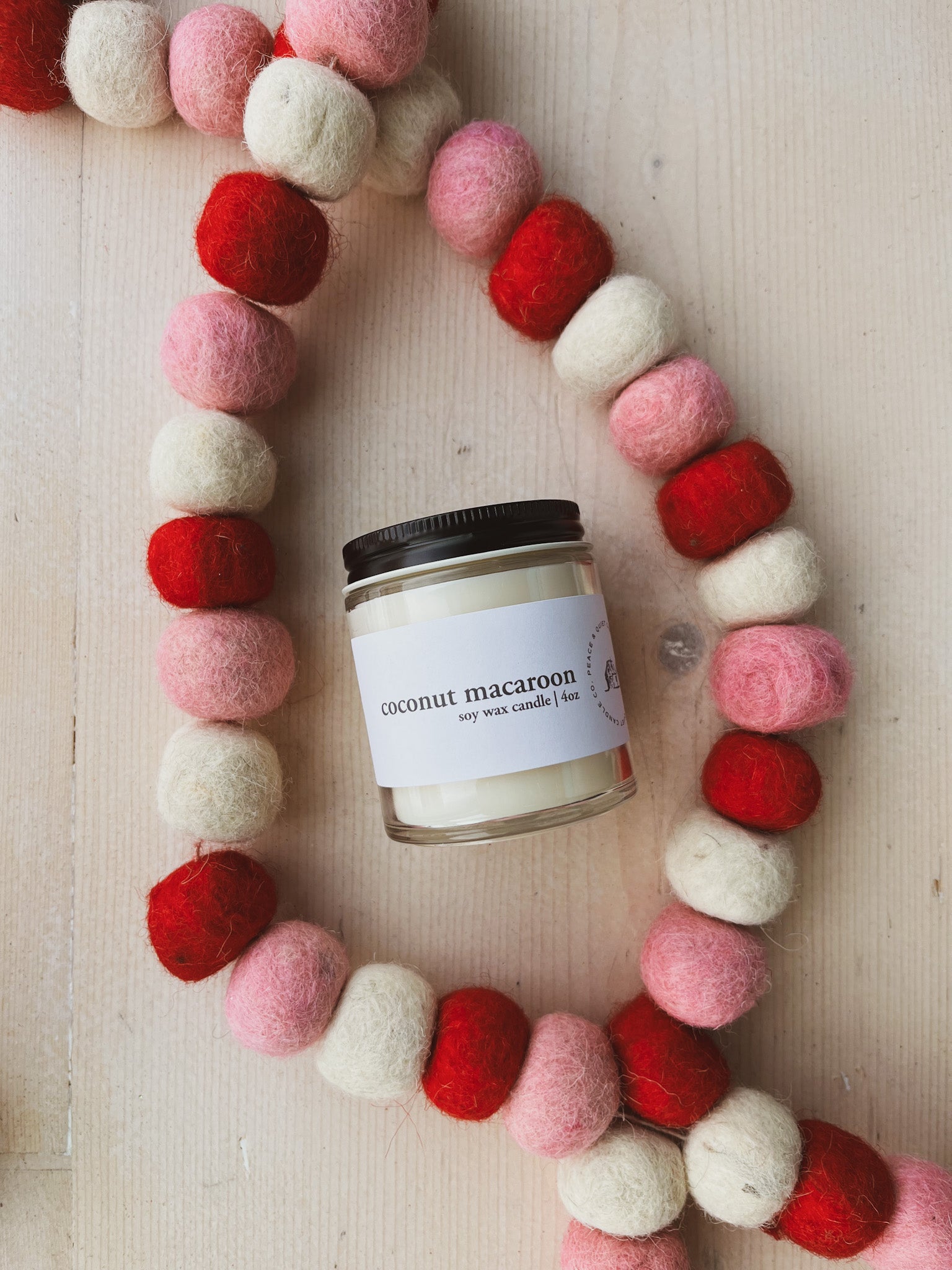 Coconut Macaroon soy candle